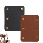 Yi-gog держать рука покрытие натуральная кожа 2 листов комплект PU кожа производства плата уменьшение предотвращение скольжения рукоятка soft кожа покрытие сумка 