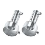 BIG&amp;SO универсальный мотоцикл глушитель muffler внутренний дефлектор болт простой установка 2 шт. комплект металлический schi