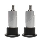 FENRIR 1Inch 25MM オートバイハンドルバーバーエンドミラーアダプターCNCアルミニウム合金製黒801-038