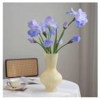  Iris искусственный цветок 2 шт. входит . шелк цветок .. нет цветок полив не необходимо человеческий труд декоративное растение настоящее время простой дом. оборудование орнамент in 