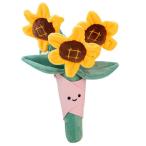 seimeinoki мягкая игрушка букет подсолнух букет искусственный цветок 3 голова .. нет цветок длина 35cm мягкая игрушка цветок День матери gif