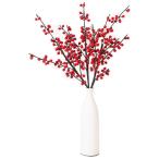 Kugusa 正月 飾り 梅 椿 松 造花 生け花 フェイク 和風 装飾 インテリア 新年 花束 (うめもど