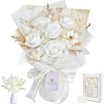 Fiorifiore 2025新登場 母の日 プリザーブドフラワー ブーケ 5輪 薔薇花束 自立式 ギフトボッ