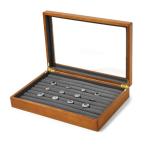 Oirlv ジュエリートレイ 蓋付き 木製 ジュエリーボックス 指輪 ピアス 大容量 ディスプレイ 収納