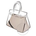 JLYZ Moon バーキン用 シェイパー ベルベット製 バッグクッション（ダウン綿使用）バッグピロー