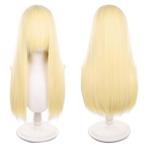 ekienn бледный Gold костюмированная игра парик 60cm десять тысяч для type жаростойкий парик аниме маскарадный костюм Halloween pa-te