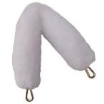 エコファー バック ハンドル 持ち手 取っ手 ふわふわ フェイクファー ストラップ アクセ