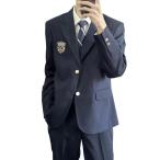 (KALAOK) 制服 ブレザー コスチューム 男子 学生服 メンズ コスプレ衣装 スクール 短ラン 紺