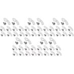 オーディオファン LEDテープライト 固定用クリップ 8mm幅用角丸タイプ 厚口(2.5mm厚迄)対応 タッピ