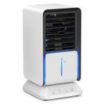 Moray 冷風機 冷風扇  小型 卓上冷風機 強力 卓上 自動首振り タイマー機能付き 省エネ ライト付き