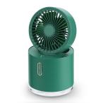 卓上 冷風機 冷風扇 小型 充電式 静音 5000mAh大容量 30時間連続 急速充電 強力 扇風機 一台五役 送