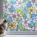 DUOFIRE 窓ガラス目隠しフィルム 目隠しシート 窓 フィルム 水で貼る 剥がせる 断熱遮熱 結露防止