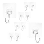 YFFSFDC орнамент крюк строительные работы не необходимо прозрачный крюк склеивание крюк мощный царапина присоединение нет приклеивание следы нет дыра 