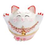 (ピィアース) PIEARTH ジュエリーボックス 桜招き猫(ピンク)EX539-1