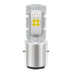 BA20D H4BS LEDヘッドライト PH7 バイク用 Hi/Lo切替 AC12V＆DC12V兼用 無極性 高輝度SMD3030チップ搭載 ライ