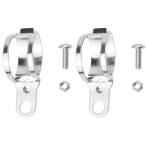 ヘッドライトステー フォーククランプ  ウインカー ステー 信号の取付金具を回 27mm〜36mm 穴あけ