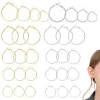 32個のフープイヤリング所見、ビーズイヤ