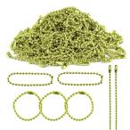  мяч цепь цепь брелок для ключа бисер материалы коннектор имеется общая длина примерно 12cm мяч диаметр примерно 2.4mm - 