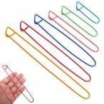  протершееся место прекращение вязание инструмент плетеный игла aluminium сплав безопасность булавка стежок держатель aluminium вязание tool сборник 