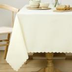 Softalker テーブルクロス クリスマス 140x180 cm 長方形 ベージュ テーブルクロス-撥水 正月?布 防水