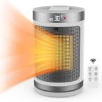 セラミックヒーター 電気ファンヒーター セラミックファンヒーター 大風量 速暖 左右首振り 3段