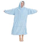 (潤木社) 着る毛布 レディース メンズ もこもこ おしゃれ かわいい 人気 大判 ポケット付き フー