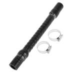 ARISELIFT силиконовый шланг охлаждающая жидкость гибкий гофра 5 слой усиленный черный длина 300mm внутренний диаметр 20mm ho 