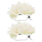 OUNONA занавески цветок пряжка 2 шт. комплект цветок узор занавески Thai задний зажим окно оборудование орнамент для 