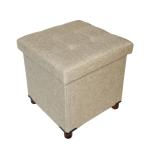  складной место хранения табурет сиденье .. ткань ширина 38× глубина 38× высота 38cm выдерживаемая нагрузка 140kg подставка для ног ножек . есть 