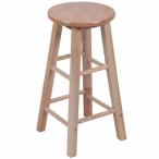 iimono117 высокий табурет из дерева круг стул ( высота 60cm) натуральное дерево счетчик табурет балка стул круглый круглый 