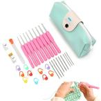 SensaBliss иглы для вязания крючком 9шт.@.. было использовано комплект начинающий иглы для вязания крючком плетеный комплект розовый много размер (2.0-10.0mm) вязание 