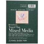 Strathmore Toned Mixed Media Paper - Toned Tan 6"X8"-15 Sheets