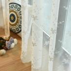 SXYITE レースカーテン UVカット 断熱・保温効果 おしゃれ 刺繍 丈176cmx幅200cm 1枚 レースカ