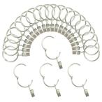  открытие и закрытие возможный занавески кольцо зажим имеется внутренний диаметр 2 дюймовый 24 шт упаковка антикоррозийный metal вешалка кольцо оборудование 