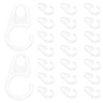 Gadpiparty 50 шт занавески крюк прозрачный пластиковый для окна душ занавески дверь занавески простой брать .