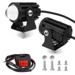  противотуманая фара led мотоцикл противотуманая фара универсальный 2 шт. комплект высокая яркость LED белый . желтый переключатель 