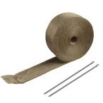 Mirhua 断熱カーテン 玄武岩繊維 耐熱1200度 2.5cm*5m バイク マフラー 断熱布 煙突熱対策 保護 自動車