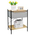  современный ночник 3 уровень место хранения имеется? водонепроницаемый полки & ткань выдвижной ящик, крепкий металл fre