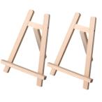  мольберт настольный из дерева парусина подставка экспонирование картина фоторамка Mini маленький размер фото меню 2 шт se