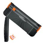 East Leaf ミニ裁断機 ペーパーカッター ペーパートリマー スライドカッター 軽量 A4 A5 対応 定規付