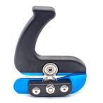 Jieoto プッシュ式エッジトリマー 手動ラミネートカッター デュアルベアリングブレード アルミベ