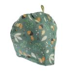 DOITOOL ティーポット保温カバー 断熱ティーコージー プリントティーポットカバー 綿素材 耐熱断