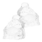 IMIKEYA crystal ...2 шт. комплект настольный декортивный элемент деликатный . скульптура изделие прикладного искусства living салон кабинет 