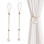  занавески кисточка 2 шт. комплект Северная Европа способ жемчуг занавески останавливать украшение высокая прочность легко устанавливается стиль 