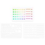 BENECREAT 3 шт. комплект .. шаблон акрил производства stencil сиденье g крышка шаблон 