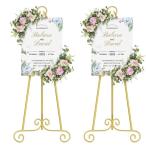  золотой цвет мольберт, -слойный толщина . металлический настройка возможность экспонирование подставка, большой профессиональный мольберт, картина * художественное изделие * quotient индустрия 