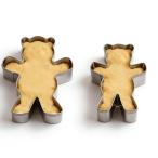 2PCSクマのビスケット型ステンレス�