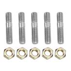 KIMISS M10x1.25 турбо stud комплект 50mm нержавеющая сталь сталь head stud комплект DSM 1G/EVO1-10 соответствует he