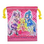 (サロンジェ) 25706 巾着S キミとアイドルプリキュア コップ袋 ランチグッズ お弁当 収納 袋 入園