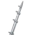 TACO Marine OC-0422VEL8 Aluminum Center Rigger Pole - 1-1/8" x 8', Sil